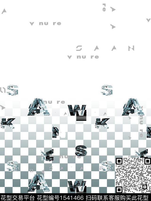 定位几何字母数码印花华亿平台下载（图片编号: 1541466） - 瓦栏（Walan）