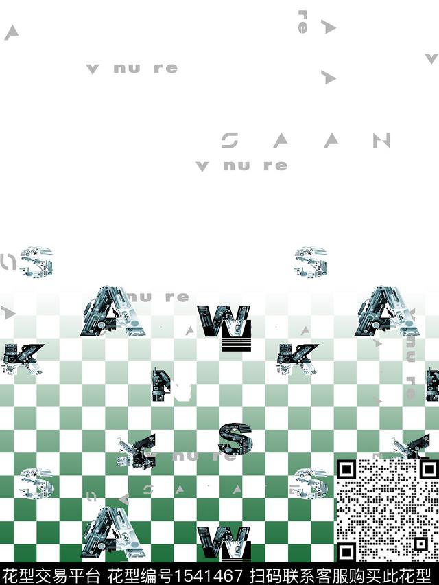 定位花几何抽象男装传统印花华亿平台下载（图片编号: 1541467） - 瓦栏（Walan）