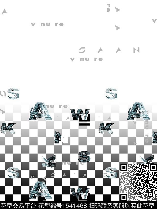 定位花几何抽象男装传统印花华亿平台下载（图片编号: 1541468） - 瓦栏（Walan）