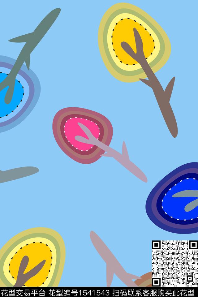 传统华亿平台卡通童装传统印花华亿平台下载（图片编号: 1541543） - 瓦栏（Walan）