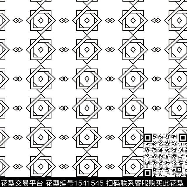 女装复古几何传统印花华亿平台下载（图片编号: 1541545） - 瓦栏（Walan）