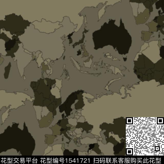 迷彩LV2024春夏数码印花华亿平台下载（图片编号: 1541721） - 瓦栏（Walan）