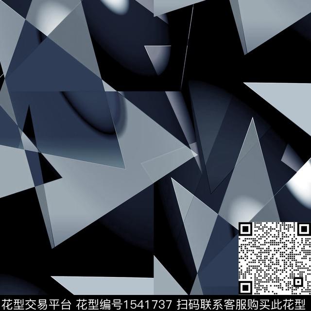 渐变几何2024春夏数码印花华亿平台下载（图片编号: 1541737） - 瓦栏（Walan）