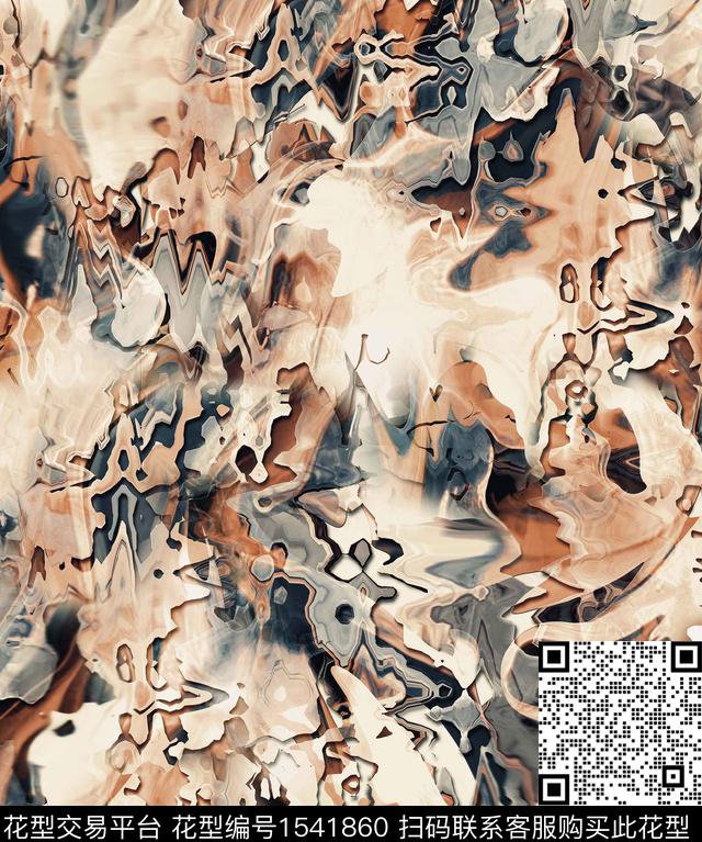 复古abstractdigital数码印花华亿平台下载（图片编号: 1541860） - 瓦栏（Walan）