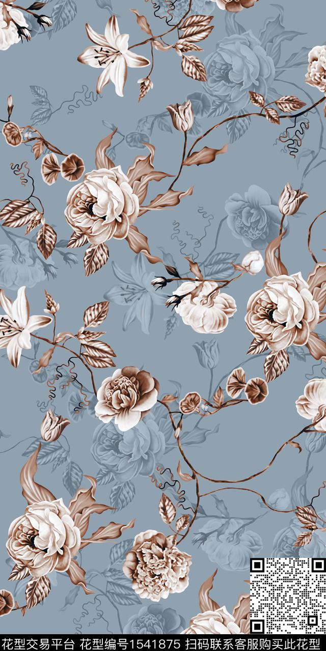 flowerdigitalprinting数码印花华亿平台下载（图片编号: 1541875） - 瓦栏（Walan）