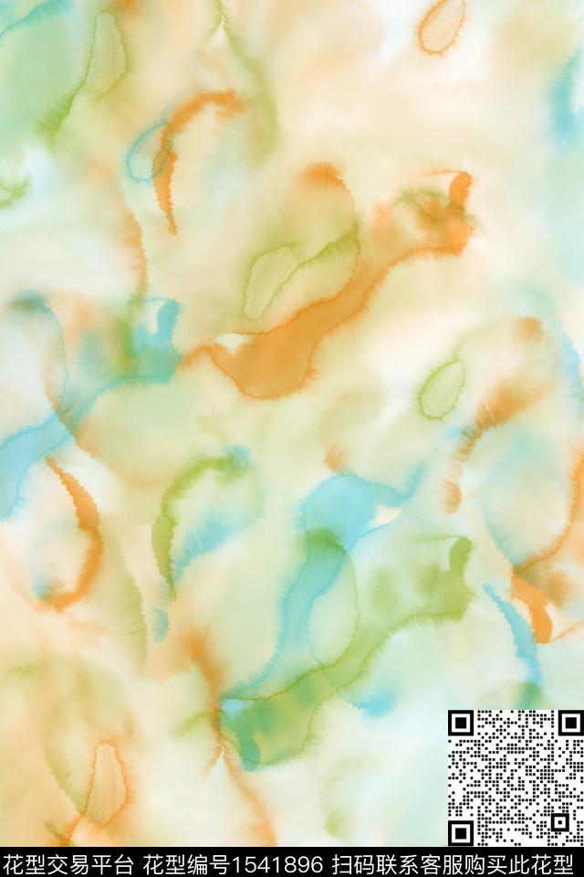 水彩抽象肌理数码印花华亿平台下载（图片编号: 1541896） - 瓦栏（Walan）