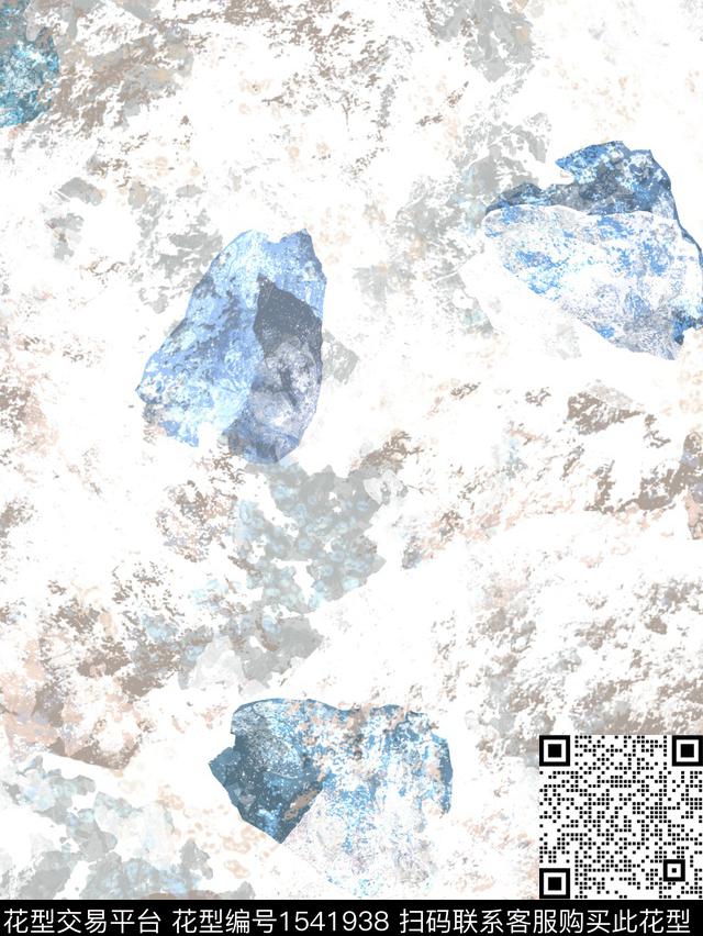 户外男装肌理数码印花华亿平台下载（图片编号: 1541938） - 瓦栏（Walan）