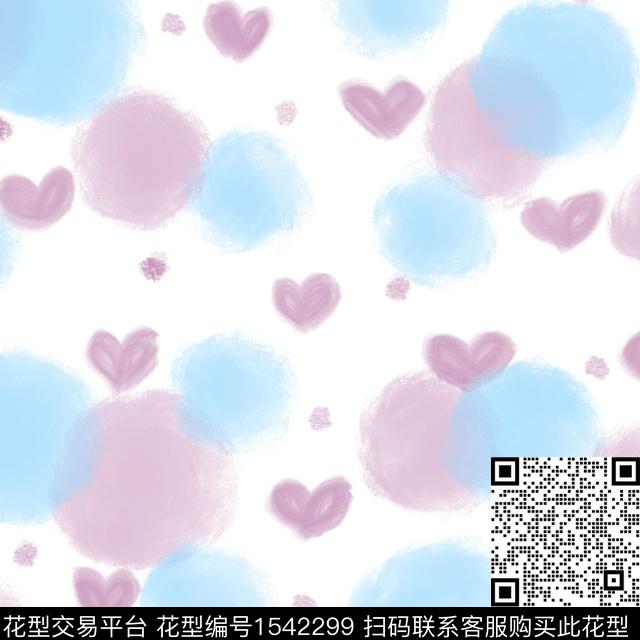 爱心卡通可爱数码印花华亿平台下载（图片编号: 1542299） - 瓦栏（Walan）