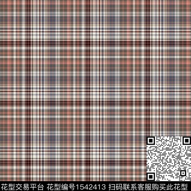 线条格子传统印花传统印花华亿平台下载（图片编号: 1542413） - 瓦栏（Walan）