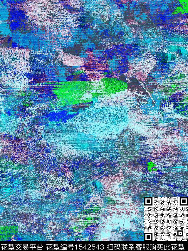 抽象肌理abstract数码印花华亿平台下载（图片编号: 1542543） - 瓦栏（Walan）