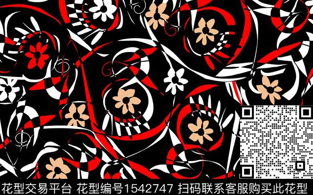 花卉满版散花传统华亿平台传统印花华亿平台下载（图片编号: 1542747） - 瓦栏（Walan）