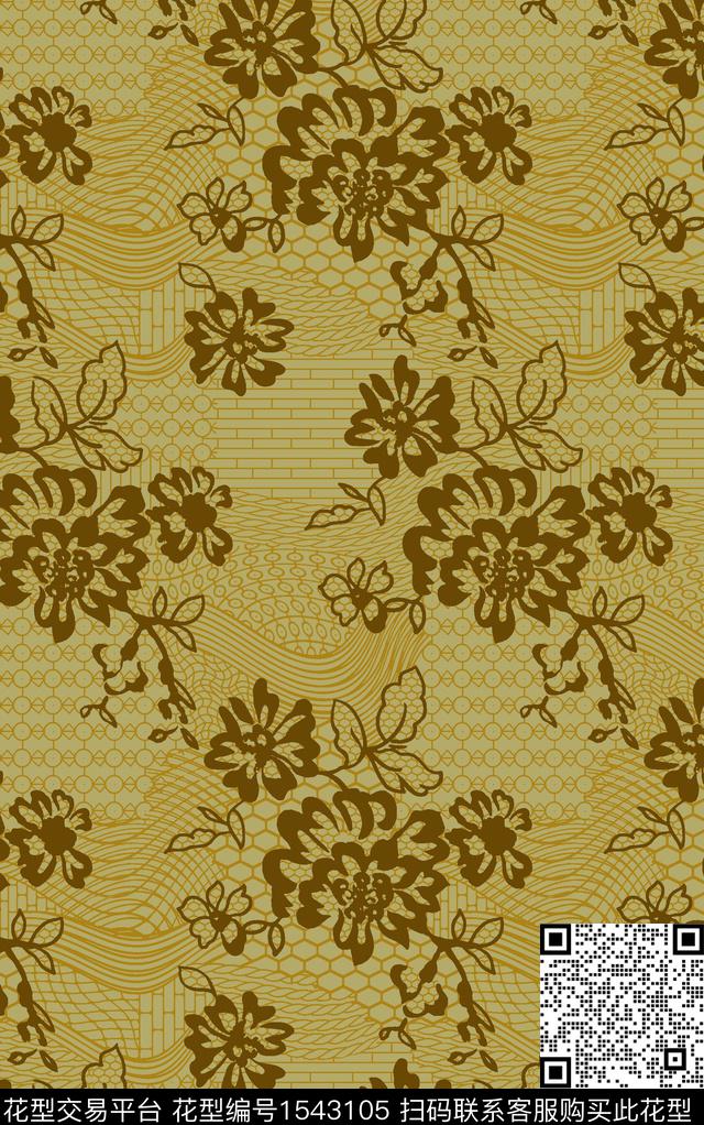 花卉民族风女装数码印花华亿平台下载（图片编号: 1543105） - 瓦栏（Walan）