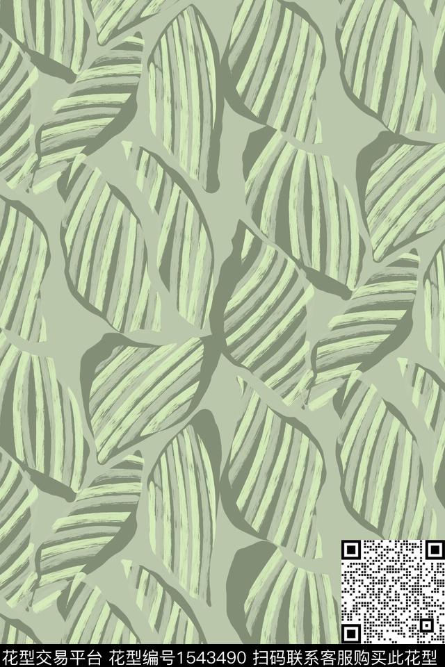 笔触几何复古数码印花华亿平台下载（图片编号: 1543490） - 瓦栏（Walan）