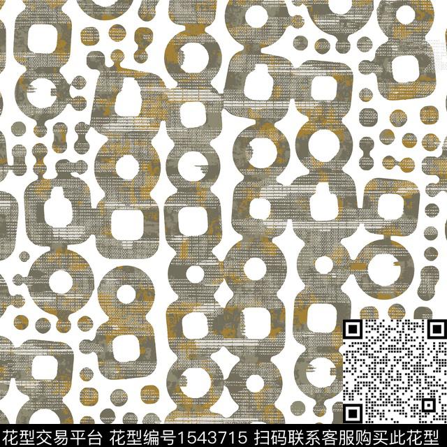 几何波点线条传统印花华亿平台下载（图片编号: 1543715） - 瓦栏（Walan）