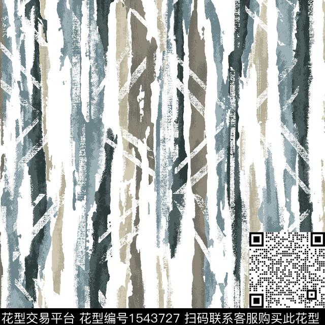 抽象水彩条纹数码印花华亿平台下载（图片编号: 1543727） - 瓦栏（Walan）