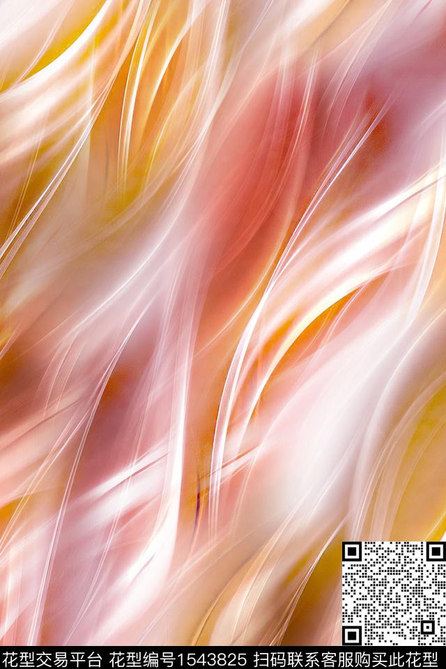 抽象春夏华亿平台流线型数码印花华亿平台下载（图片编号: 1543825） - 瓦栏（Walan）