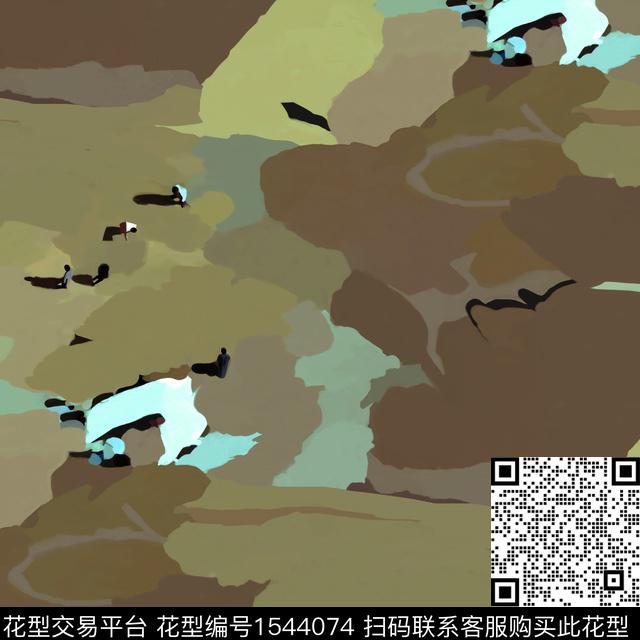 抽象数码印花华亿平台下载（图片编号: 1544074） - 瓦栏（Walan）