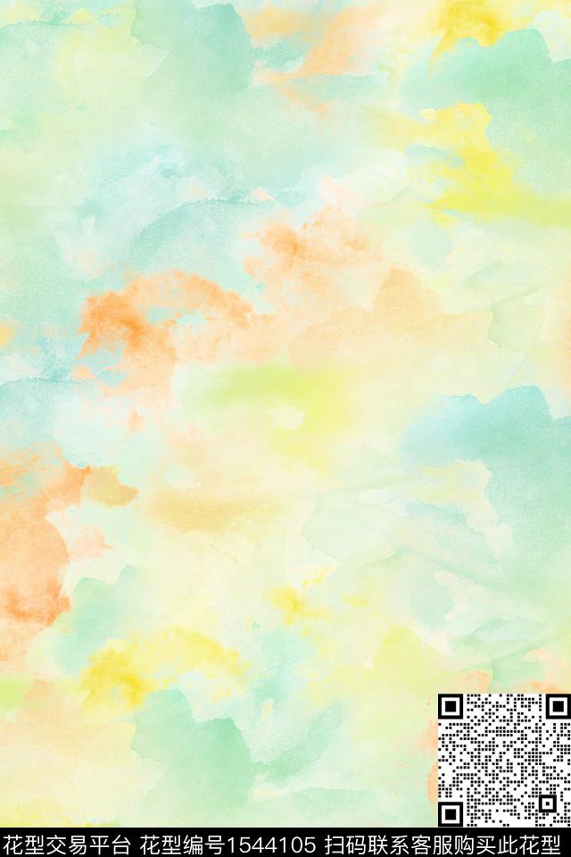 水彩肌理抽象数码印花华亿平台下载（图片编号: 1544105） - 瓦栏（Walan）