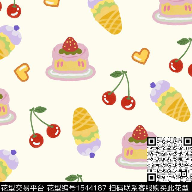 可爱卡通草莓传统印花华亿平台下载（图片编号: 1544187） - 瓦栏（Walan）