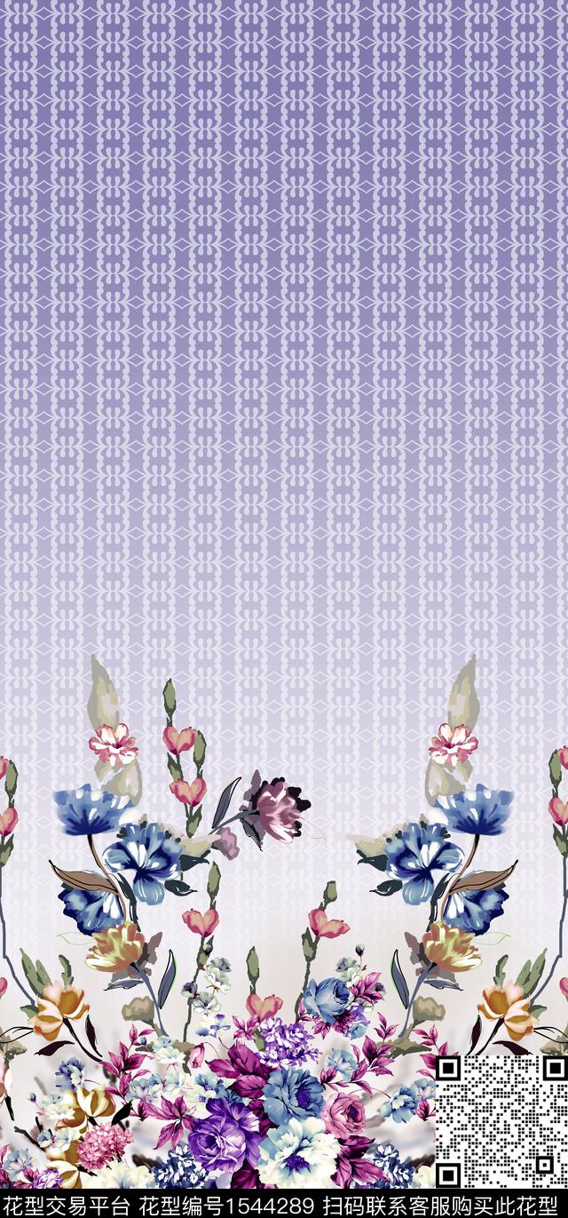 民族风满版散花数码定位花数码印花华亿平台下载（图片编号: 1544289） - 瓦栏（Walan）