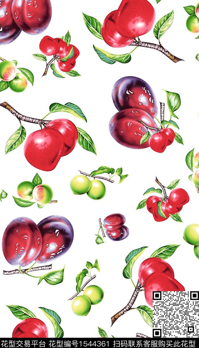 水果春夏华亿平台梅子数码印花华亿平台下载（图片编号: 1544361） - 瓦栏（Walan）