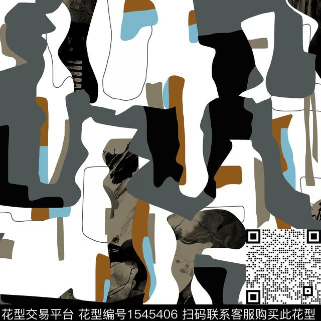 迷彩几何男装抽象男装传统印花华亿平台下载（图片编号: 1545406） - 瓦栏（Walan）