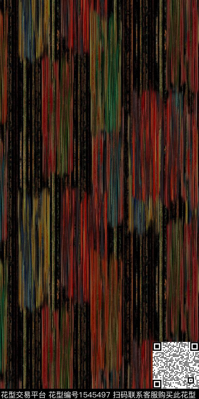 线条抽象肌理数码印花华亿平台下载（图片编号: 1545497） - 瓦栏（Walan）