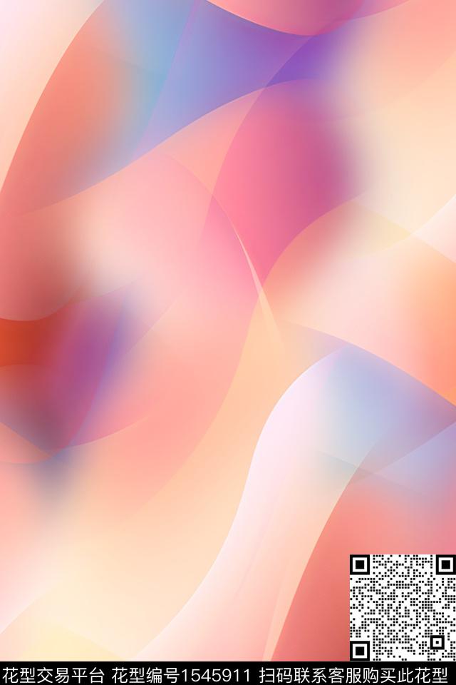 数码印花肌理抽象数码印花华亿平台下载（图片编号: 1545911） - 瓦栏（Walan）