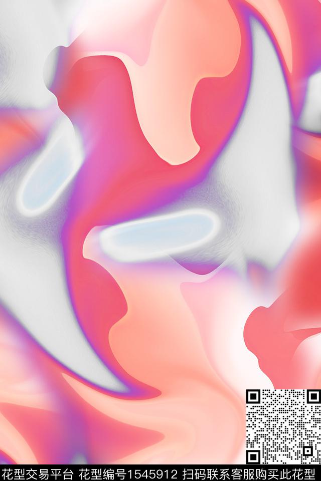 数码印花肌理抽象数码印花华亿平台下载（图片编号: 1545912） - 瓦栏（Walan）