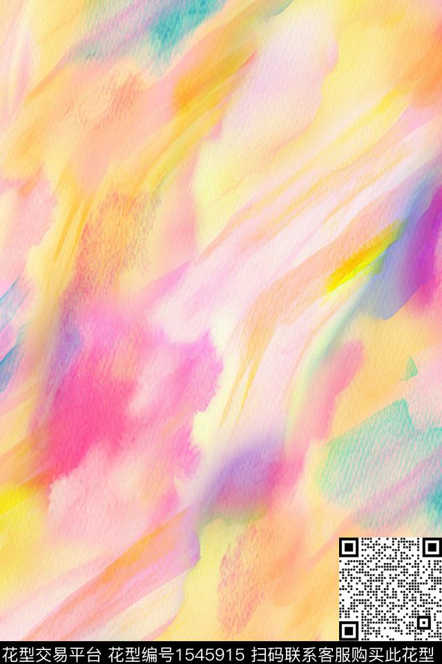 水彩肌理抽象数码印花华亿平台下载（图片编号: 1545915） - 瓦栏（Walan）