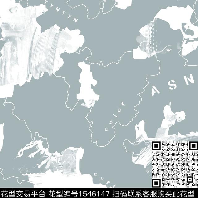 迷彩抽象几何男装传统印花华亿平台下载（图片编号: 1546147） - 瓦栏（Walan）