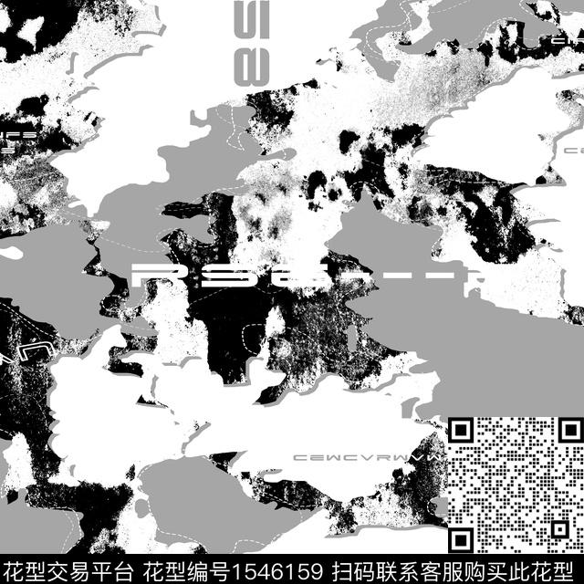 迷彩抽象字母传统印花华亿平台下载（图片编号: 1546159） - 瓦栏（Walan）