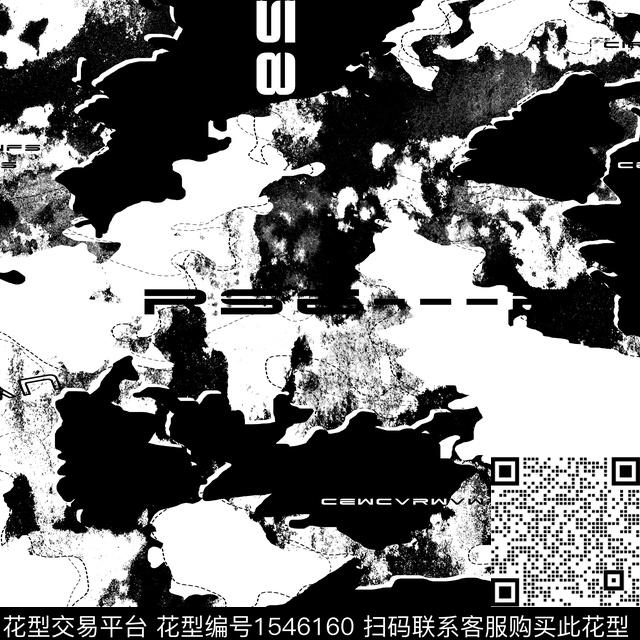 迷彩抽象字母传统印花华亿平台下载（图片编号: 1546160） - 瓦栏（Walan）