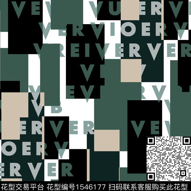 字母格子几何传统印花华亿平台下载（图片编号: 1546177） - 瓦栏（Walan）