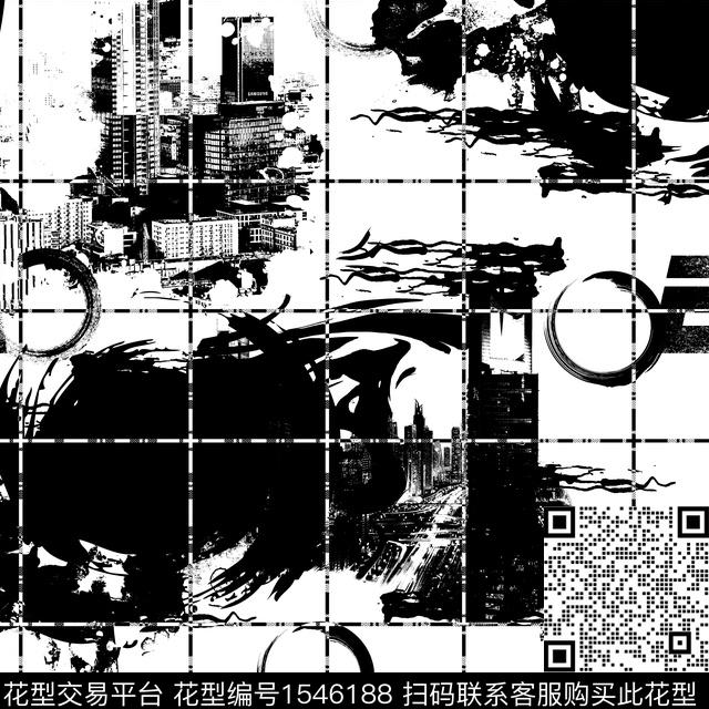 抽象几何男装几何传统印花华亿平台下载（图片编号: 1546188） - 瓦栏（Walan）