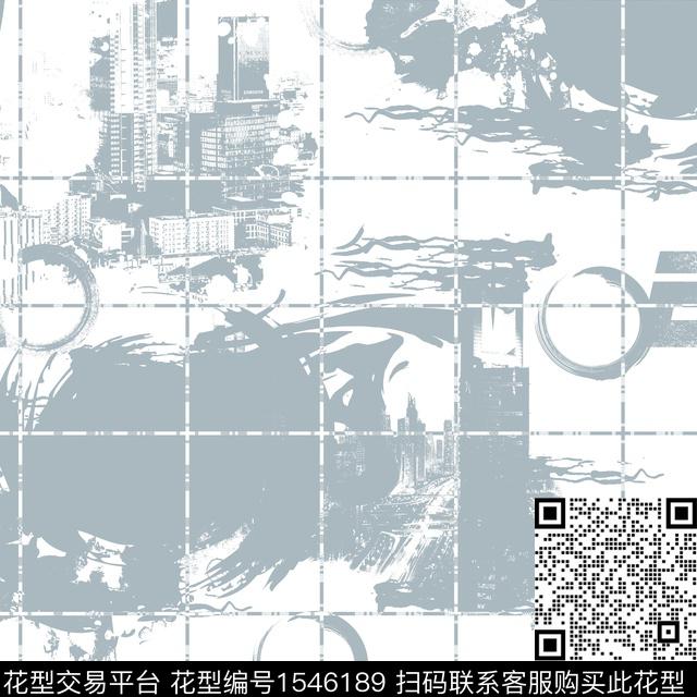 抽象几何男装几何传统印花华亿平台下载（图片编号: 1546189） - 瓦栏（Walan）