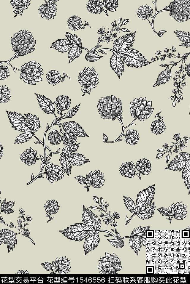 中老年女装花卉数码印花华亿平台下载（图片编号: 1546556） - 瓦栏（Walan）