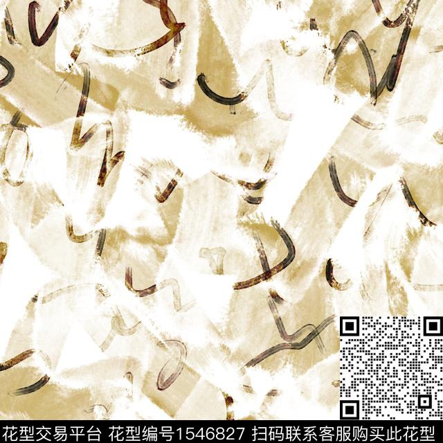 线条男装肌理数码印花华亿平台下载（图片编号: 1546827） - 瓦栏（Walan）