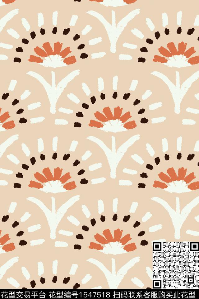 花卉民族风民族花卉传统印花华亿平台下载（图片编号: 1547518） - 瓦栏（Walan）