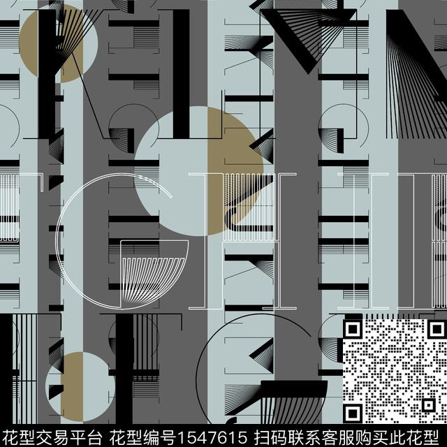 字母几何几何男装传统印花华亿平台下载（图片编号: 1547615） - 瓦栏（Walan）