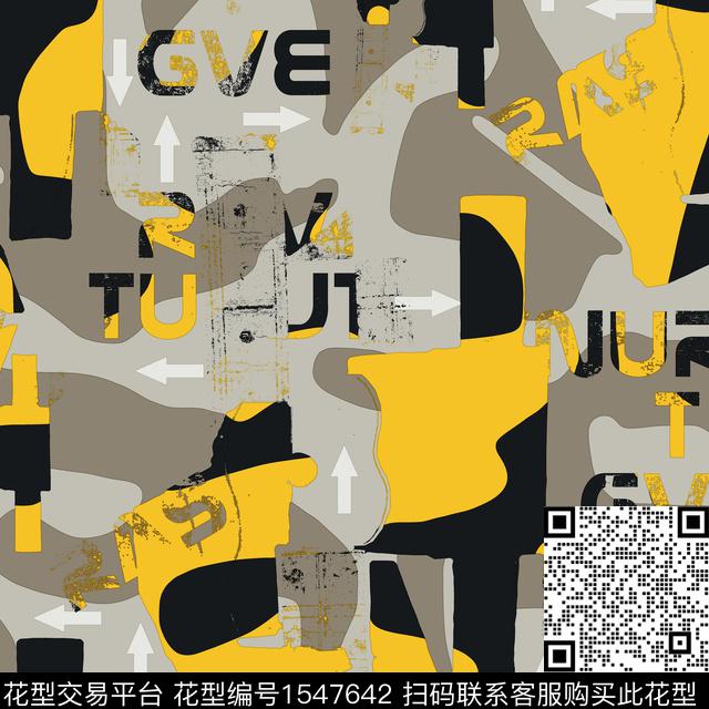 迷彩几何几何男装传统印花华亿平台下载（图片编号: 1547642） - 瓦栏（Walan）