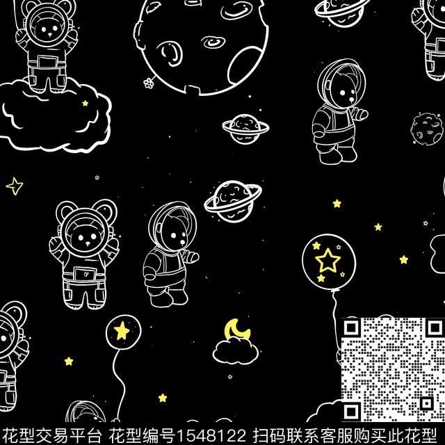 趣味卡通萌趣数码印花华亿平台下载（图片编号: 1548122） - 瓦栏（Walan）