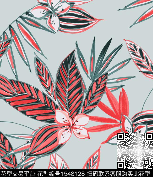 水彩油画华亿平台玫瑰花数码印花华亿平台下载（图片编号: 1548128） - 瓦栏（Walan）