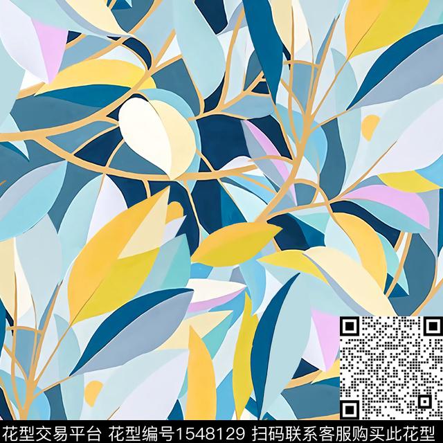 水彩数码印花华亿平台下载（图片编号: 1548129） - 瓦栏（Walan）