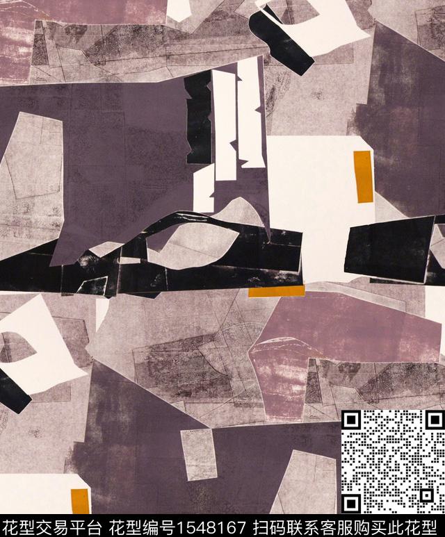 几何艺术数码印花华亿平台下载（图片编号: 1548167） - 瓦栏（Walan）