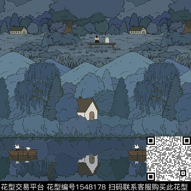 趣味卡通萌趣数码印花华亿平台下载（图片编号: 1548178） - 瓦栏（Walan）