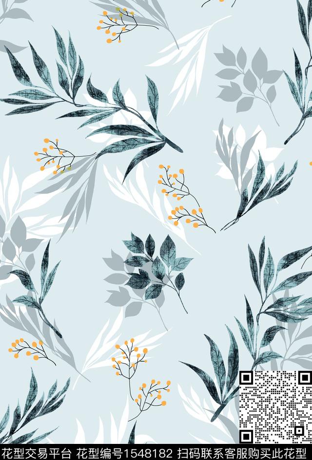 女装花卉连衣裙数码印花华亿平台下载（图片编号: 1548182） - 瓦栏（Walan）