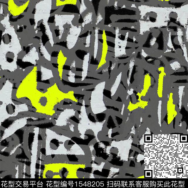 抽象肌理男装传统印花华亿平台下载（图片编号: 1548205） - 瓦栏（Walan）