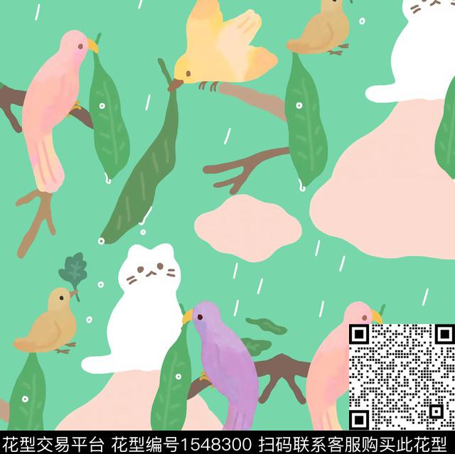 趣味童装卡通数码印花华亿平台下载（图片编号: 1548300） - 瓦栏（Walan）