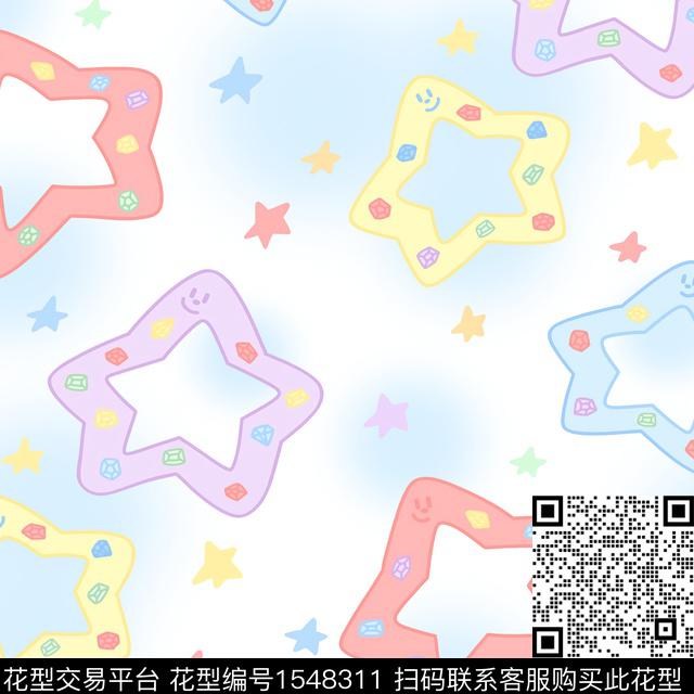 趣味童装卡通数码印花华亿平台下载（图片编号: 1548311） - 瓦栏（Walan）